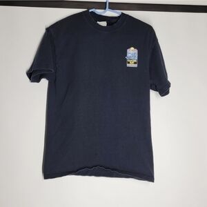 Blue Glacier Bay Crew Neck Short Sleeve Tee